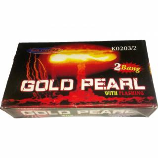 "Петарды K0203/2 (свет) "Gold Pearl", длина 7 см. 20 шт." фото