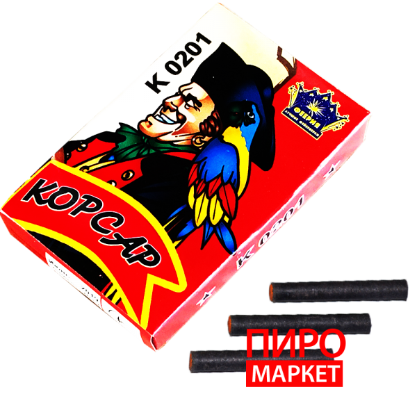 "Корсар 1 Феєрія Чорна дріб К0201 60 шт" фото