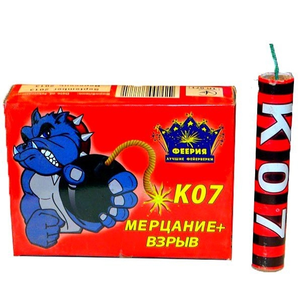 "Петарди К07, довжина 13 см. 10 шт." фото