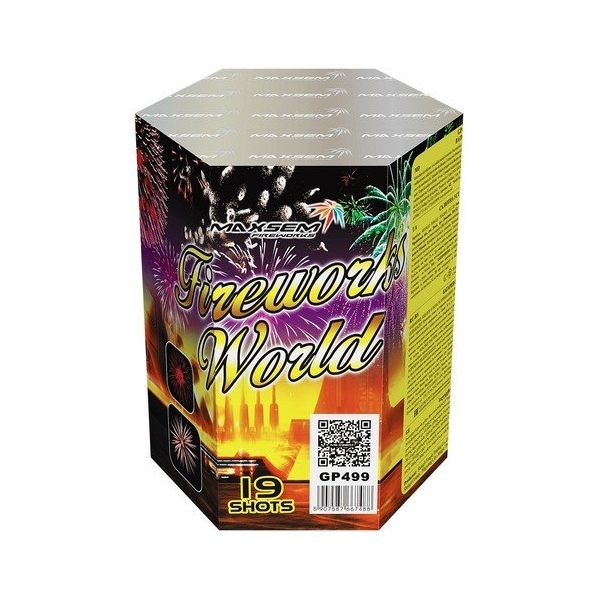 "Салют Fireworks World GP499, калібр 30 мм, 19-зар." фото