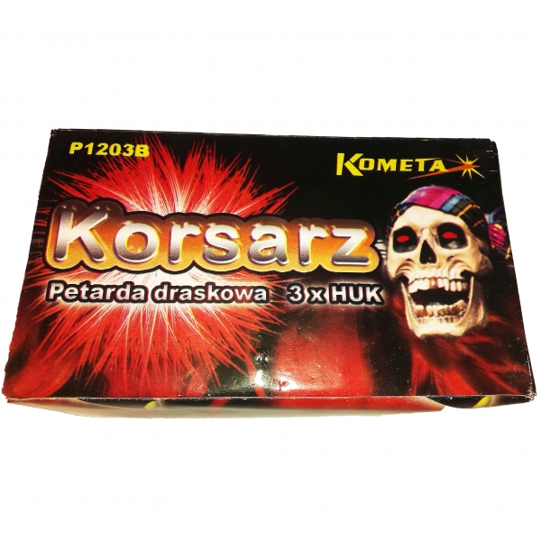 "Петарды Корсар 3 Kometa Korsarz P1203 (1 выстрел) 100 шт" фото