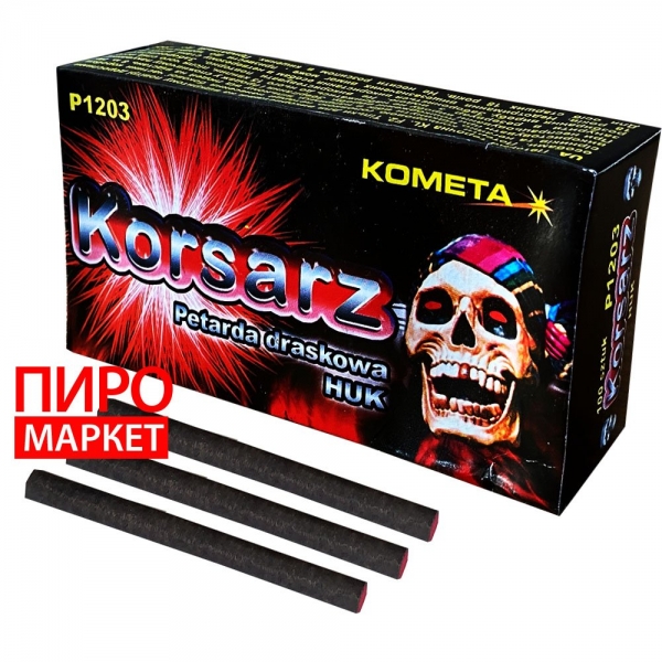 "Петарды Корсар 3 Kometa Korsarz P1203 (1 выстрел) 100 шт" фото