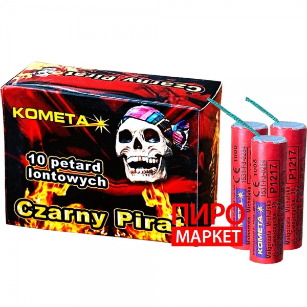 "Петарди Kometa Сzarny Pirat Р1217 10 шт" фото