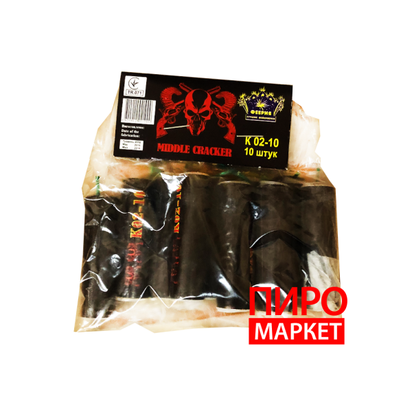 "Петарды Middle Cracker K02 10 шт" фото