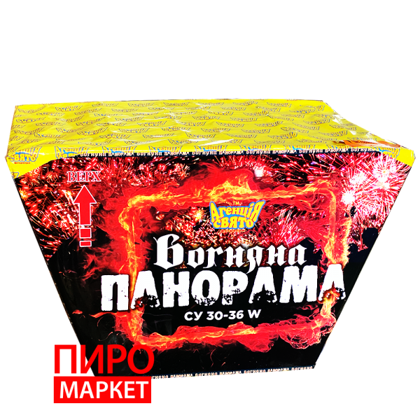 "Салют віяловий Вогняна панорама СУ30-36W, калібр 30 мм, 36 зар" фото