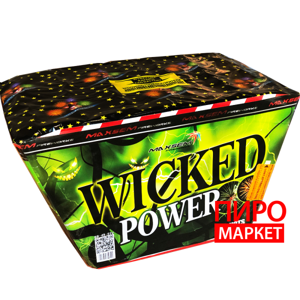 "Салют V-веерный Wicked Pover SB49-03V, калибр 30 мм, 49-зар" фото