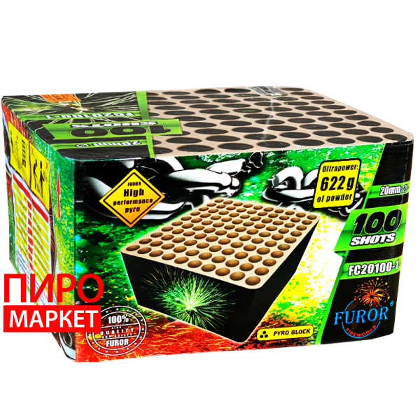 "Салют Prometheus FC20100-1, калібр 20 мм, 100-зар." фото