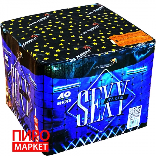 "Салют Sexy Blue MC139, калібр 20 мм.  49-зар." фото