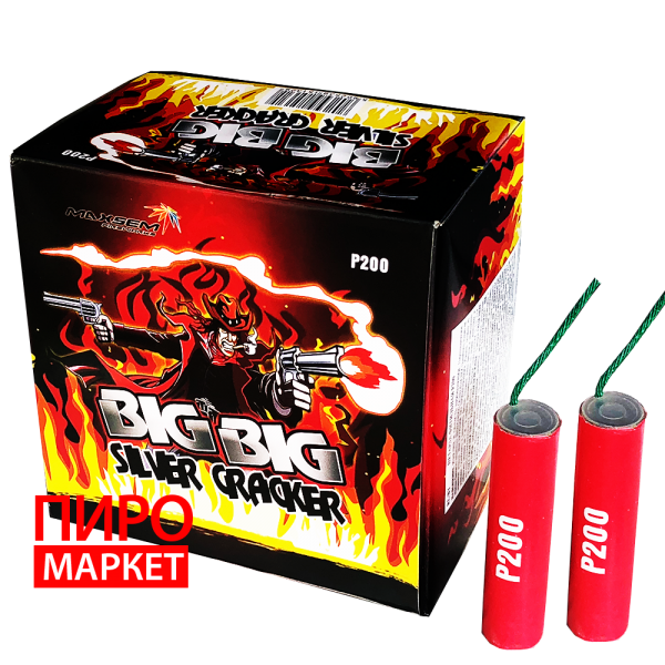 "Петарди P200 Big Big Silver Cracker 36 шт" фото