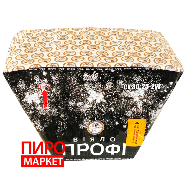 "Салют веерный СУ30-25-2W Профи, калибр 30 мм. 25 зар" фото