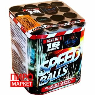 "Салют Speed Balls FC2016-1, калибр 20 мм. 16 зар" фото