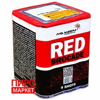 "Салют Maxsem Red Brocade GW218-73, калибр 20 мм. 9 зар" фото
