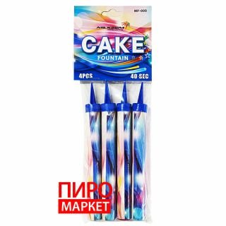 "Тортовые свечи Maxsem Cake Fountain MF-008 4 шт/уп. 40 сек. 12 см" фото