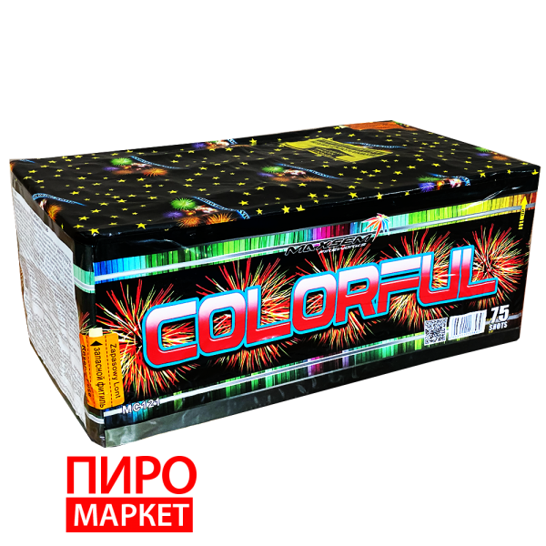 "Cалют Colorful MC121, калібр 20-30 мм. 75 зар." фото