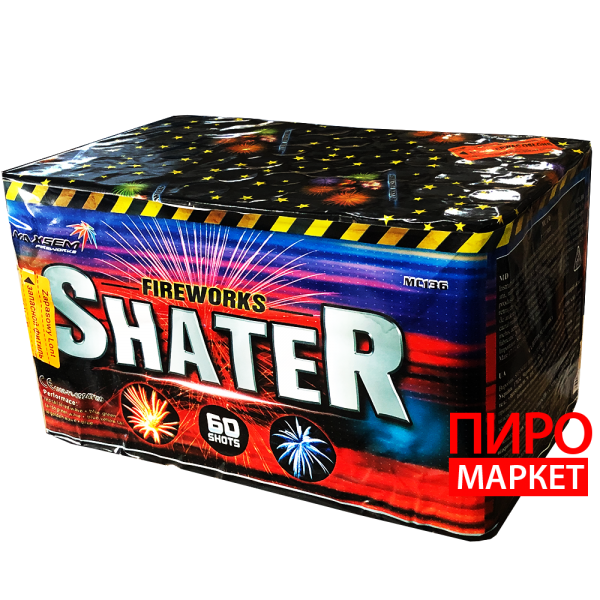 "Салют Shater MC136, калібр 25 мм. 60 зар" фото