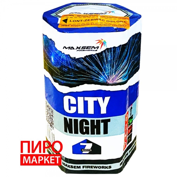 "Салют Maxsem City Night GW218-7, калибр 20 мм. 7 зар" фото
