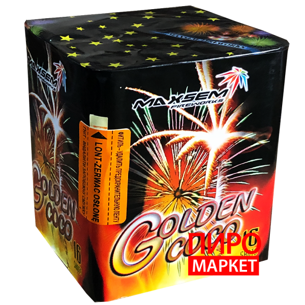 "Салют Golden Coco GP550, калибр 25 мм, 16-зар." фото