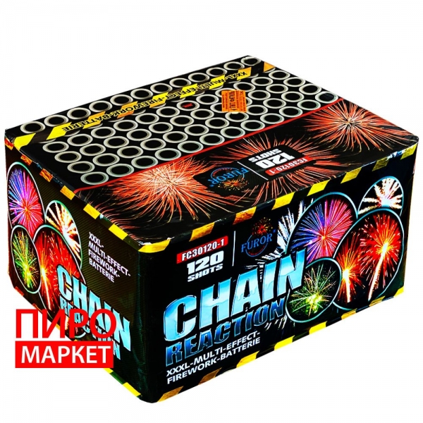 "Салют Chain reaction FC30120-1, калибр 30 мм, 120 зар" фото