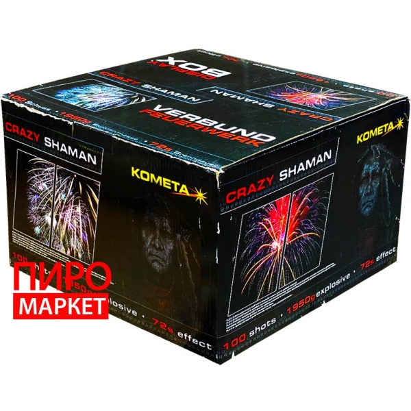 "Салют Kometa Crazy Shaman C7229G, калібр 30 мм. 100 зар" фото