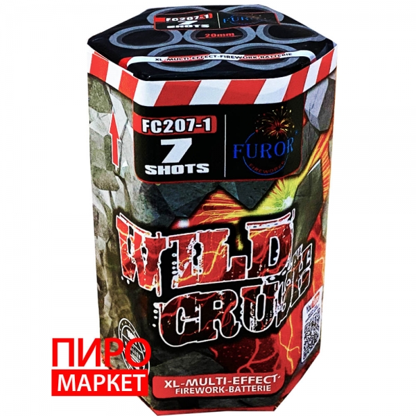 "Салют Furor Wild Crush FC207-1, калибр 20 мм. 7 зар" фото
