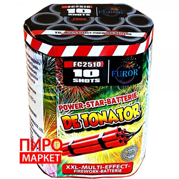 "Салют Detonator FC2510, калибр 25 мм. 10 зар" фото