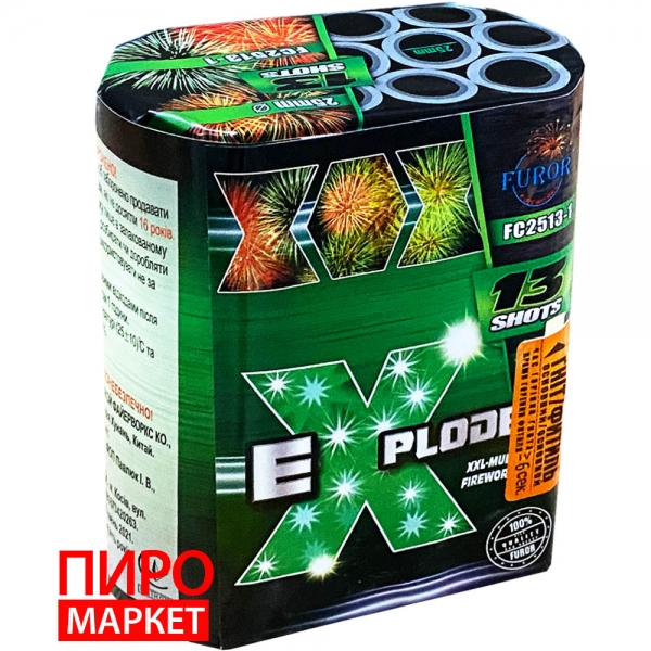 "Салют Furor Exploder FC2513-1, калибр 25 мм. 13 зар" фото