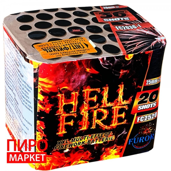 "Салют Hell Fire FC2520, калибр 25 мм, 20 зар" фото