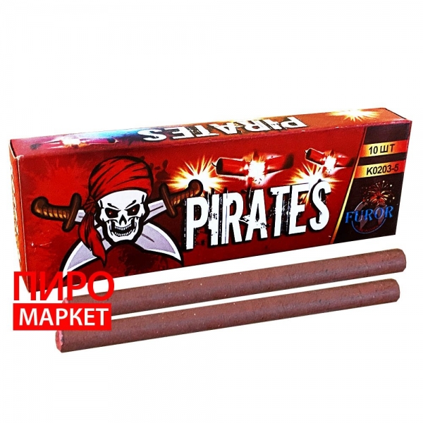"Петарды Корсар 3 Furor Pirates K0203-5 (5 выстрелов) 10 шт" фото