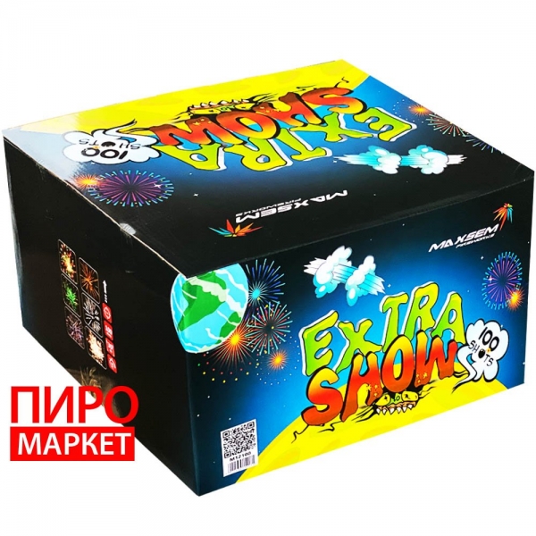 "Салют Maxsem Extra Show M12100, калібр 30 мм. 100 зар" фото