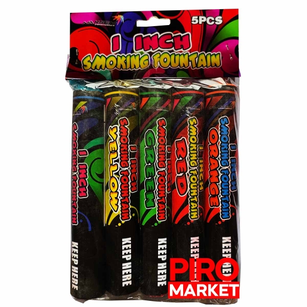"Набір кольорового диму MA0511 Smoking Fountain 5 кольорів" фото
