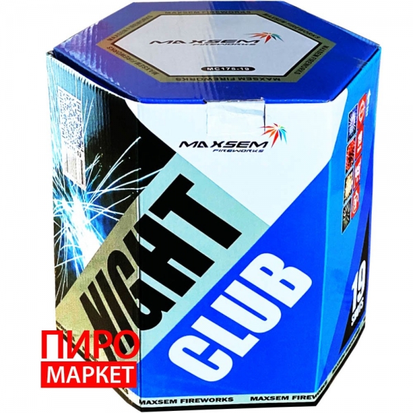 "Салют Maxsem Night Club MC175-19, калібр 45 мм. 19 зар" фото