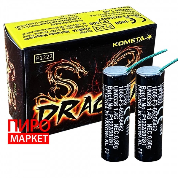 "Петарди Kometa Dragon P1222 10 шт" фото