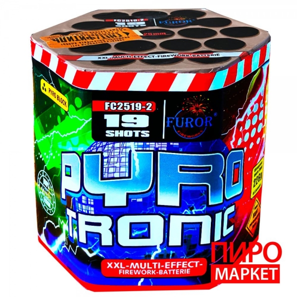 "Салют Pyro tronic FC2519-2, калибр 25 мм, 19 зар" фото