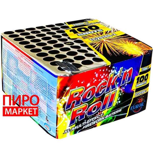 "Салют Rock'n Roll FC20100-2, калибр 20 мм, 100 зар" фото